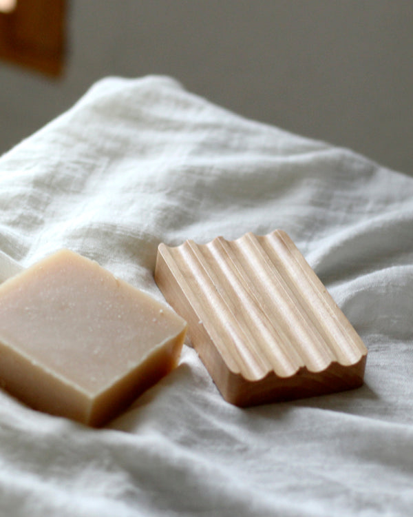 Jabonera de madera